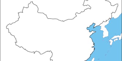 Kitajska prazen zemljevid